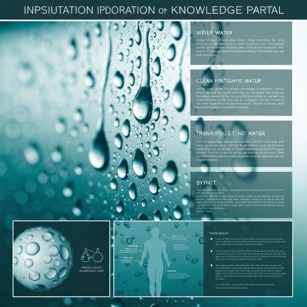 Hydration and water importance in nutrition
